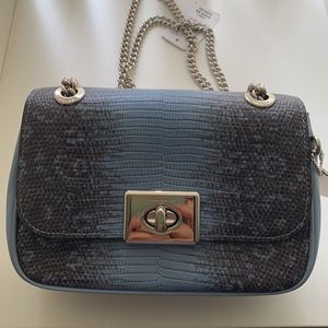Coach Mini Cassidy lizard embossed crossbody